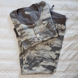 Large Camo Thermal Pajamas